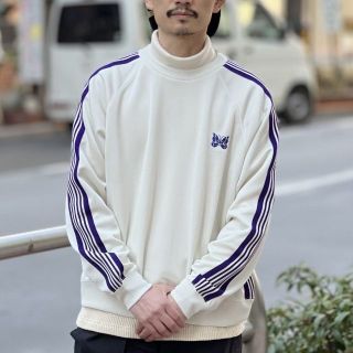 【最安値】即日発送 Needles 23ss TRACK CREW NECK