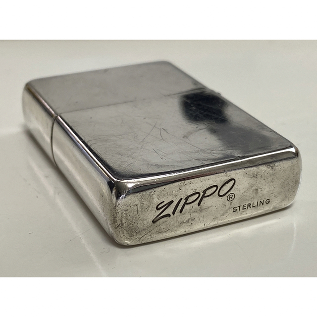 zippo ジッポー スターリングシルバー　イタリックロゴ　ビンテージ