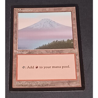 マジックザギャザリング(マジック：ザ・ギャザリング)のMTG 山形/Mountain　APACランド(富士山)(シングルカード)