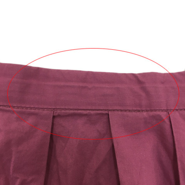deicy(デイシー)のデイシー スカート フレア ロング 無地 フィッシュテール タック F 紫 レディースのスカート(ロングスカート)の商品写真