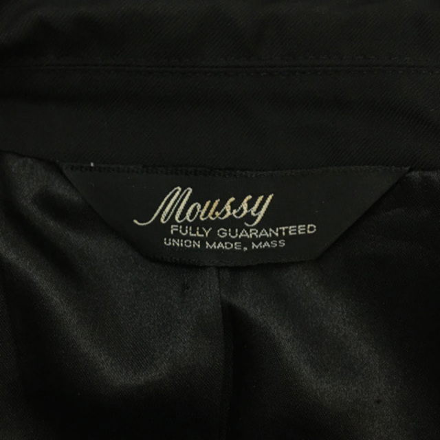 moussy(マウジー)のマウジー ジャケット テーラード シングル センターベント 無地 長袖 1 黒 レディースのジャケット/アウター(その他)の商品写真