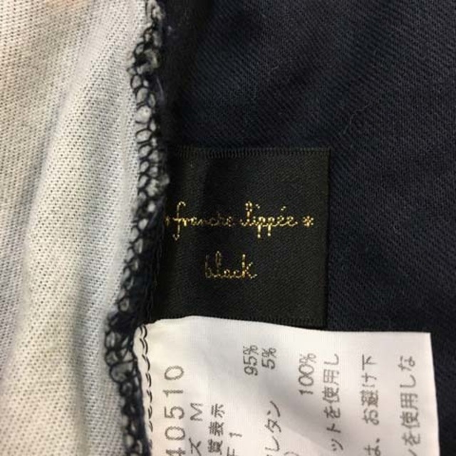 franche lippee(フランシュリッペ)のフランシュリッペ black パンツ ストレート クロップド 総柄 M 紺 赤 レディースのパンツ(その他)の商品写真
