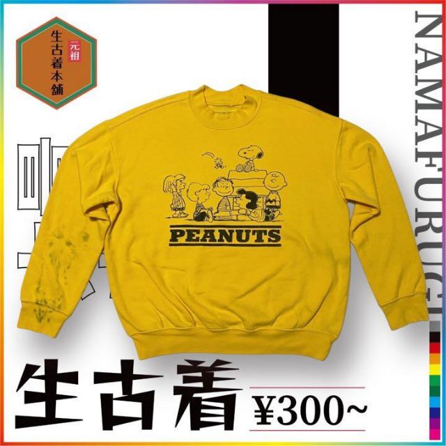 古着 PEANUTS ピーナッツ　スヌーピー　チャーリーブラウン ビンテージ メンズのトップス(スウェット)の商品写真