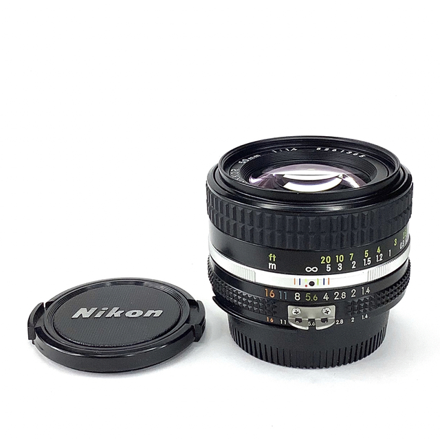 Nikon(ニコン)のNikon ニコンAi-S NIKKOR 50mm f1.4【整備済】 スマホ/家電/カメラのカメラ(レンズ(単焦点))の商品写真