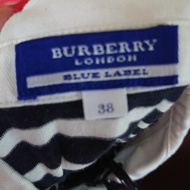 BURBERRY BLUE LABEL(バーバリーブルーレーベル)の★BURBERRY BLUE LABEL★バーバリー・ブルーレーベル マリン レディースのトップス(Tシャツ(半袖/袖なし))の商品写真