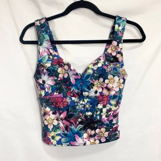 ゲス(GUESS)の美品◎GUESS カットソー　ブルー系　XSサイズ　タンクトップ　ゲス　(カットソー(半袖/袖なし))