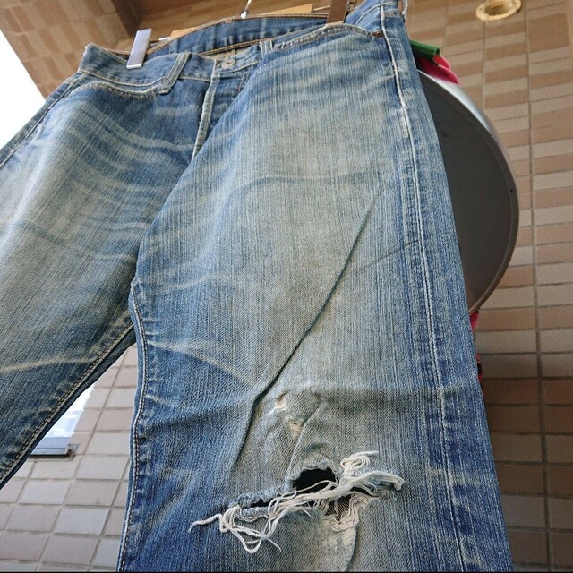 a002 levis リーバイス 501 W31 ひげ落ちダメージ