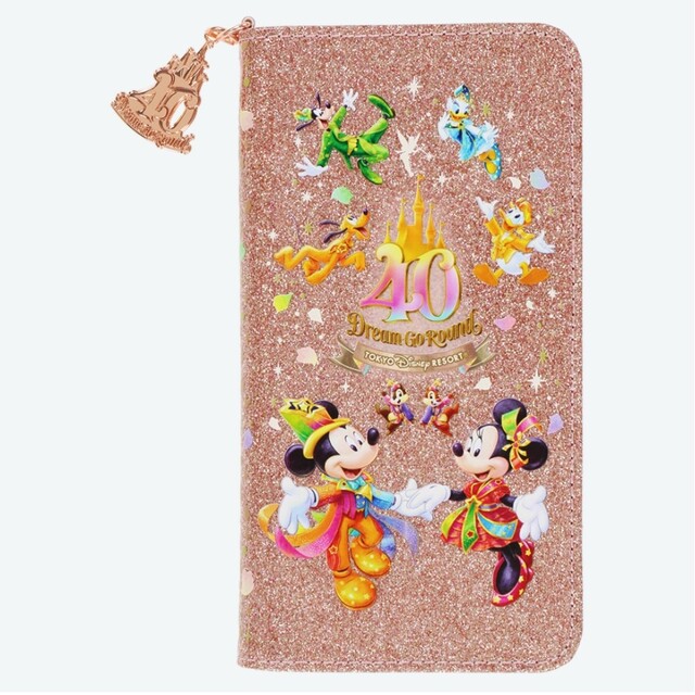 Disney(ディズニー)の【新品】　ディズニーリゾート★40周年★スマホケース スマホ/家電/カメラのスマホアクセサリー(モバイルケース/カバー)の商品写真