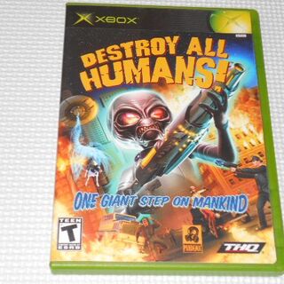 エックスボックス(Xbox)のxbox★DESTROY ALL HUMANS 海外版 北米版(家庭用ゲームソフト)