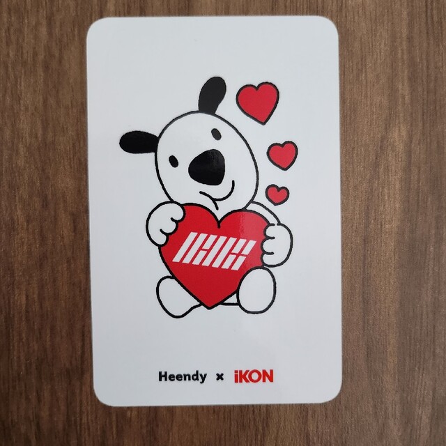 iKON(アイコン)のHeendy × iKON ✩トレカ  フォトカード 韓国 ソウル 限定 グッズ エンタメ/ホビーのCD(K-POP/アジア)の商品写真