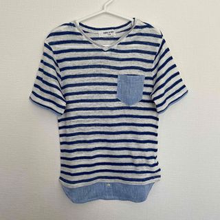 コムサデモード(COMME CA DU MODE)のコムサ・フィユ 110A リネンカットソー(Tシャツ/カットソー)