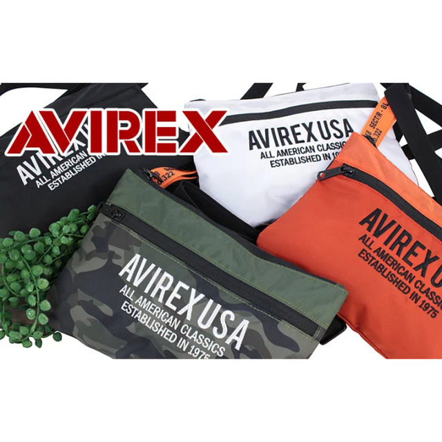 AVIREX(アヴィレックス)のアビレックス AVIREX サコッシュショルダーバッグ AX 1100  メンズのバッグ(ショルダーバッグ)の商品写真