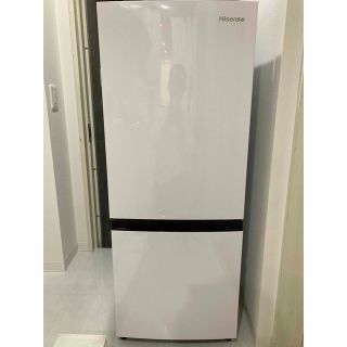 美品　保証継承可能　Hisense  2ドア冷凍冷蔵庫　HR-D15E(冷蔵庫)