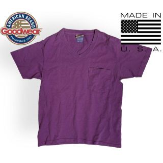 GOOD WEAR USA グッドウエア アメリカ製 ポケット 半袖 Tシャツ(Tシャツ/カットソー(半袖/袖なし))