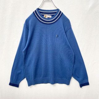 Vintage クリスチャンディオール ニット ウール レディース M ネイビー