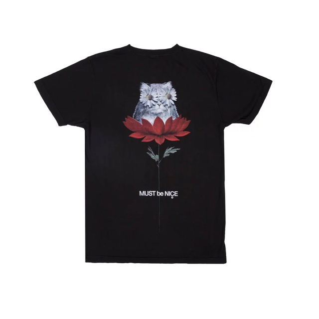 RIPNDIP Tシャツ M DAISY DO TEE 半袖 ブラックTシャツ/カットソー(半袖/袖なし)