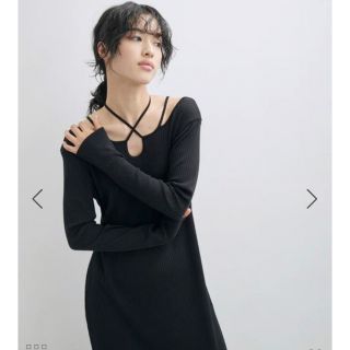 アダムエロぺ(Adam et Rope')の専用　アダムエロペMURRAL 別注 Ivy long sleeve dress(ロングワンピース/マキシワンピース)