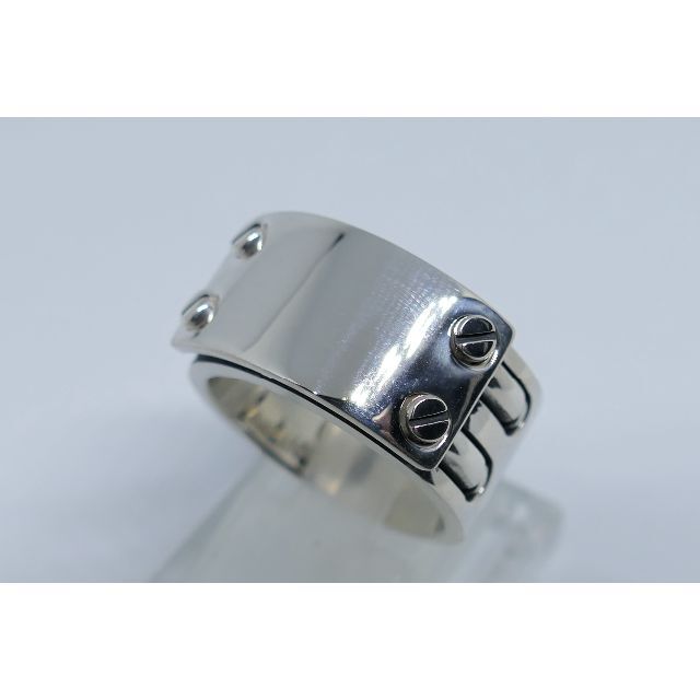 Dr.MONROE(ドクターモンロー)の新品　未使用　17号　ドクターモンロー　ビス　プレート　リング　ワイド　指輪 メンズのアクセサリー(リング(指輪))の商品写真