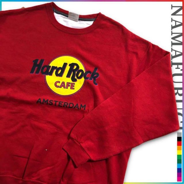 Hard Rock ハードロックカフェ　アムステルダム　ロゴ スウェット
