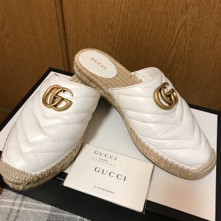 Gucci - 美品 グッチ シェリー レザー スリッポン スニーカー ...