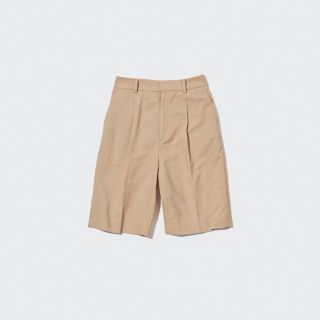 ユニクロ(UNIQLO)のUNIQLO リネンブレンドバミューダパンツ（丈25cm）(ハーフパンツ)