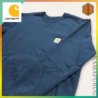 カーハート(carhartt)のSYM 古着 carhartt   黒 カーハート　ポケット　ロゴ スウェット(スウェット)