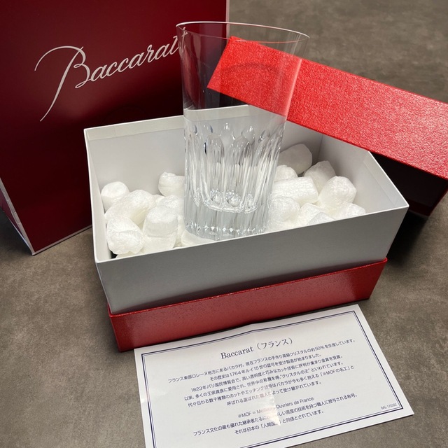 Baccarat(バカラ)の【正規品】Baccarat グラス 新品未使用品 インテリア/住まい/日用品のキッチン/食器(グラス/カップ)の商品写真