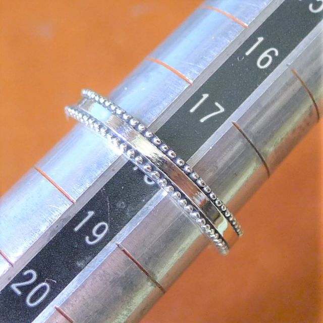 SR2300 指輪シルバー925刻リング　18号　シンプル　マリッジ系　送料無料 レディースのアクセサリー(リング(指輪))の商品写真