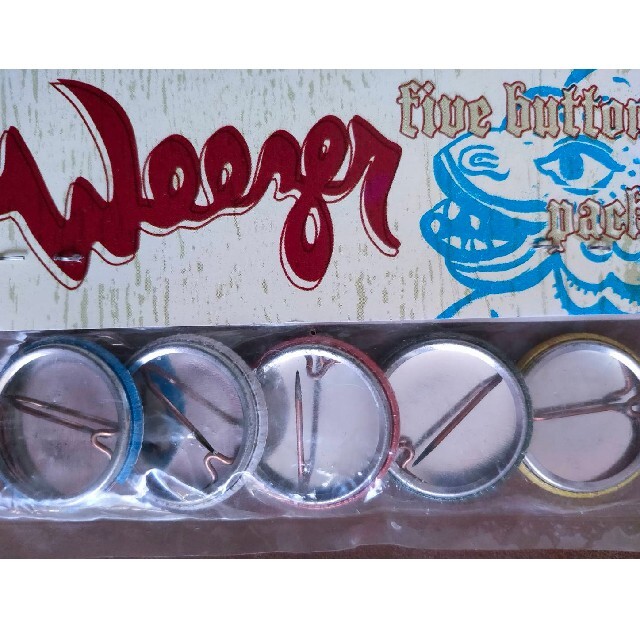 Weezer公式 ウィーザー バンド 缶バッジセット 希少 90s