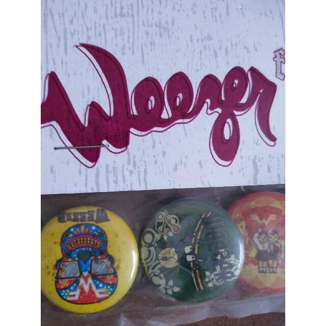 Weezer公式 ウィーザー バンド 缶バッジセット 希少 90s