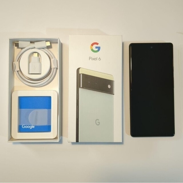 Google Pixel 6 128GB Sorta Seafoam ブルー