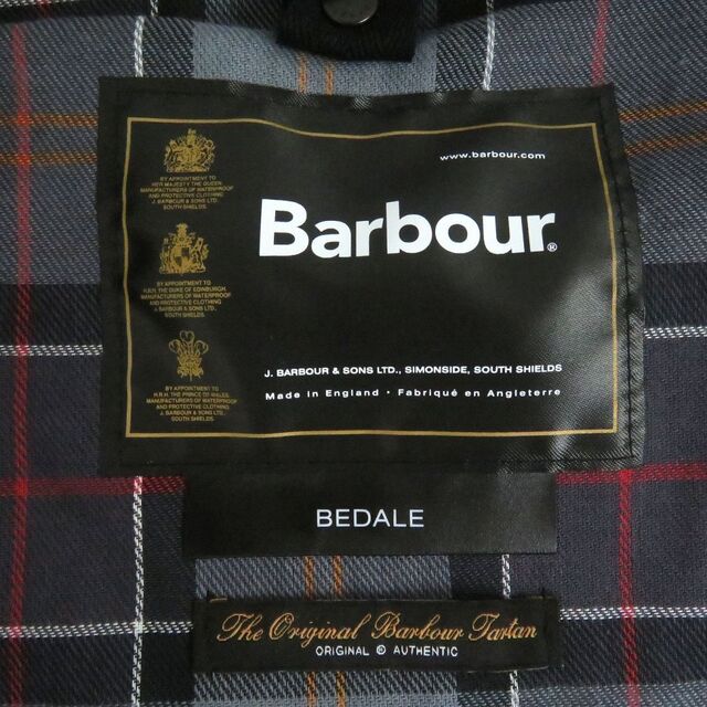 Barbour - 極美品□Barbour/バブアー 1902066 BEDALE ビデイル 裏
