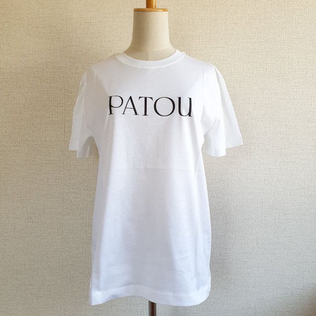 PATOU パトゥ ロゴ コットン Tシャツ レディース ホワイト