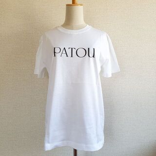 パトゥ(PATOU)の【新品・未使用】PATOU  ロゴ オーガニックコットンTシャツ白Lサイズ(Tシャツ(半袖/袖なし))