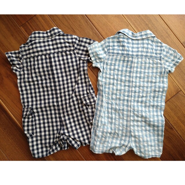 babyGAP ロンパース80 x 2枚セット キッズ/ベビー/マタニティのベビー服(~85cm)(ロンパース)の商品写真