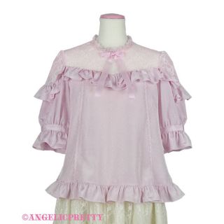 アンジェリックプリティー(Angelic Pretty)のLacy Frill 半袖ブラウス(シャツ/ブラウス(長袖/七分))