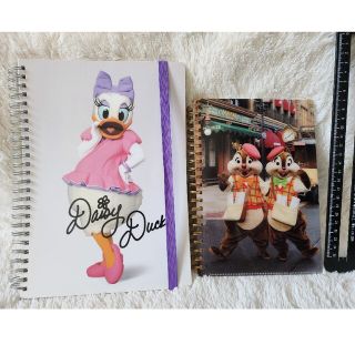 ディズニー(Disney)のディズニーリゾート ノート2冊 チップとデール デイジーダック(ノート/メモ帳/ふせん)