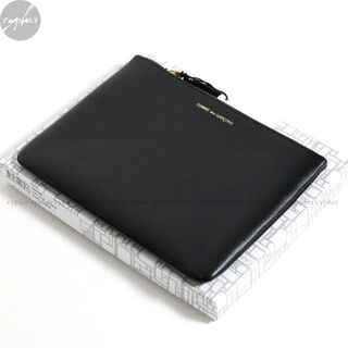 コムデギャルソン ウォレット SA5100 レザー 財布 ポーチ クラッチ 黒