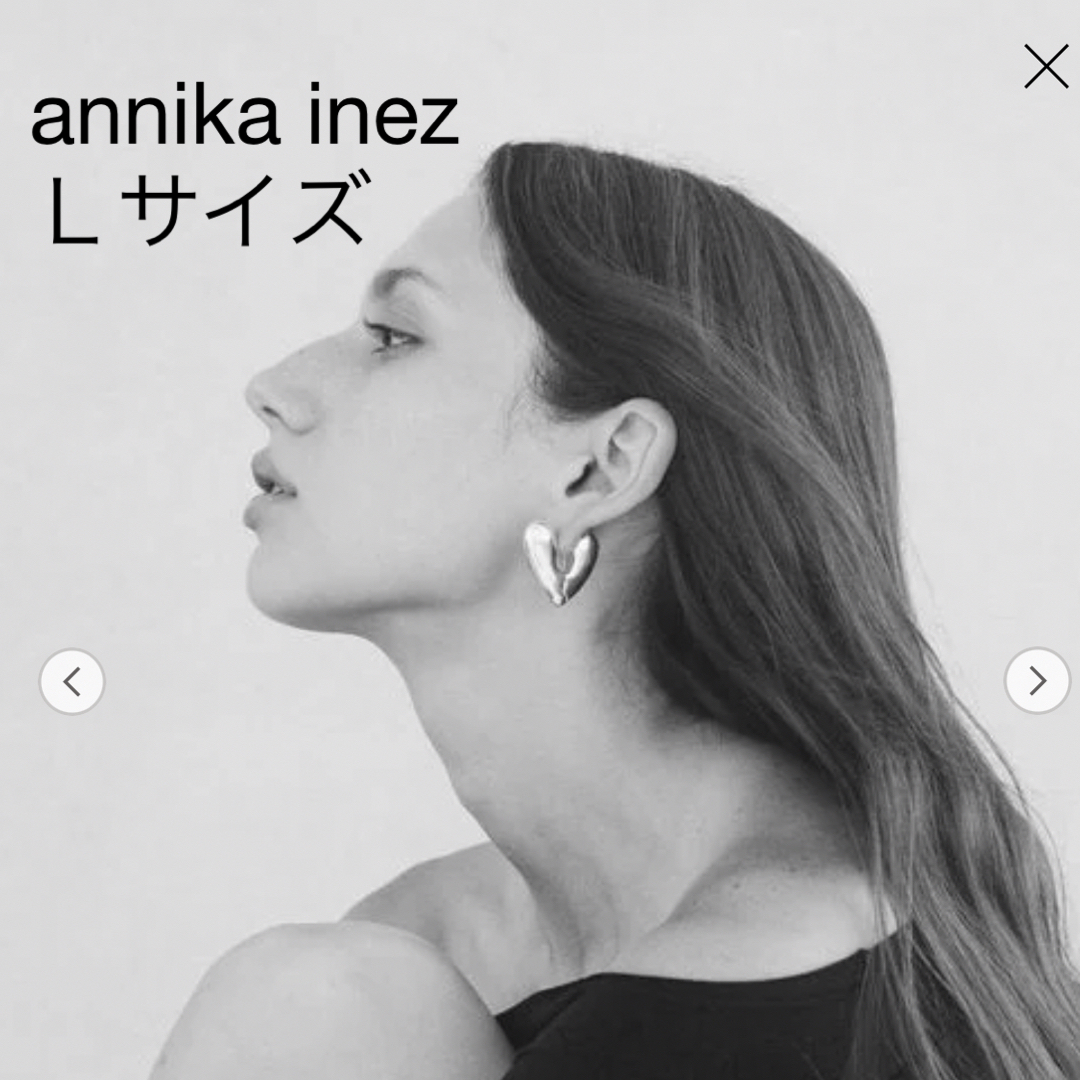 annika inez アニカイネズ ハート L フープピアスtomorrowland