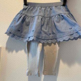 ファミリア(familiar)のfamiliarファミリア　スカート付きレギンス　ベビー服　80cm(その他)