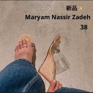 MARYAM NASSIR ZADEH - 新品 Maryam Nassir Zadeh ウエッジサンダル