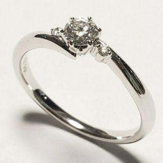 ジュエリーツツミ(JEWELRY TSUTSUMI)の☆Pt900☆鑑定書付☆ダイヤリング☆9号☆0.204ct☆D-VS2-3EX☆(リング(指輪))