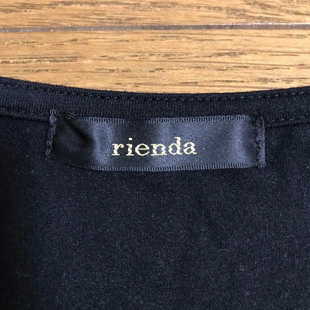 rienda(リエンダ)の新品 rienda ベルトトップス レディースのトップス(カットソー(長袖/七分))の商品写真