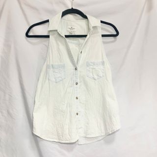 アメリカンイーグル(American Eagle)の美品◎アメリカンイーグル　シャツ　Sサイズ　American Eagle(シャツ/ブラウス(半袖/袖なし))