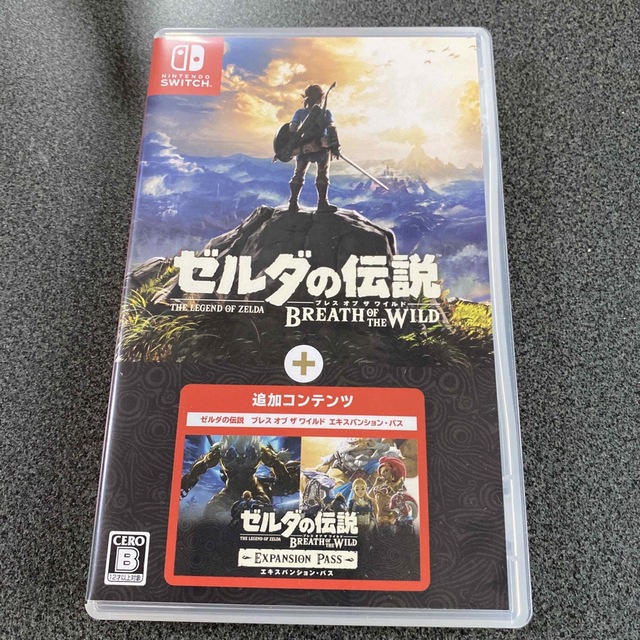 ゲームソフト/ゲーム機本体ゼルダの伝説 ブレス オブ ザ ワイルド ＋ エキスパンション・パス