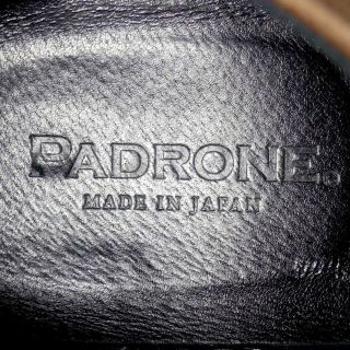PADRONE - 日本製 ジップブーツ 本革 PADRONE パドローネ 26 メンズ