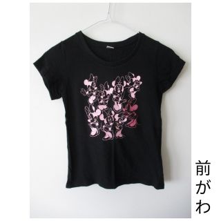 ユニクロ(UNIQLO)のﾐﾆｰﾃﾞｻﾞｲﾝﾌﾟﾘﾝﾄT☆半袖☆UNIQLO☆UT☆黒☆130(Tシャツ/カットソー)