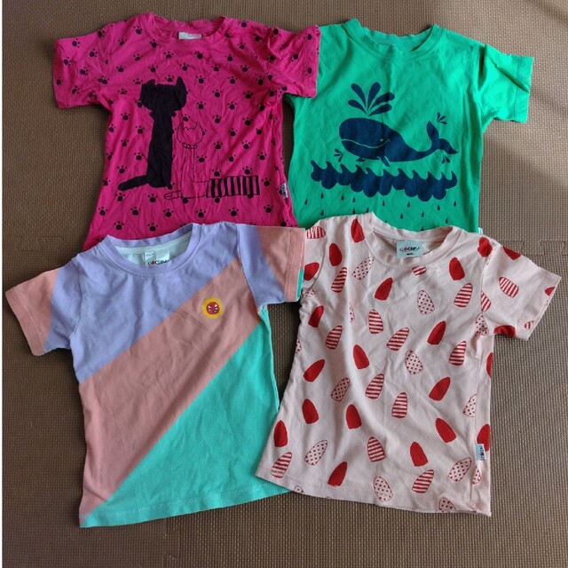 codycoby(コーディーコービー)のcody coby baby　Tシャツ　4点セット　100cm キッズ/ベビー/マタニティのキッズ服女の子用(90cm~)(Tシャツ/カットソー)の商品写真