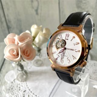 希少】SEIKO ルキア 腕時計 自動巻 コンビ 4R38-01C0 ハート-