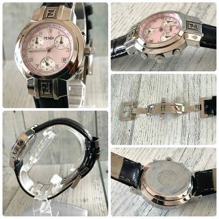 FENDI - 【動作OK】FENDI フェンディ 腕時計 4500L クロノグラフ